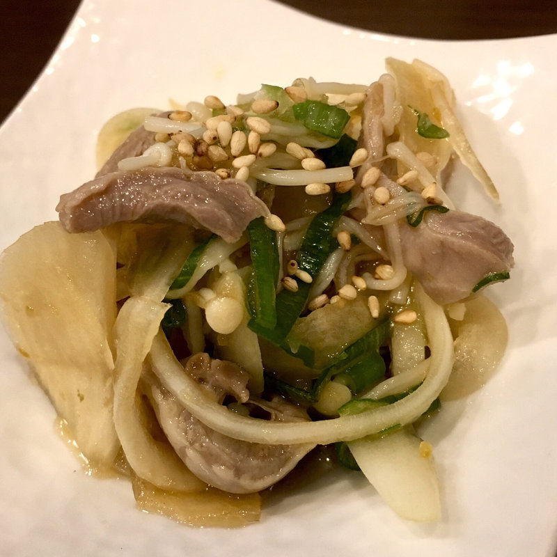 お通し(炭火 串焼きボンちゃん)