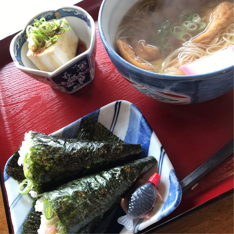 鉄火巻き定食(めんぼう)