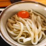 釜玉うどん 小(麺通堂 郡家店 （時は手打ち）)