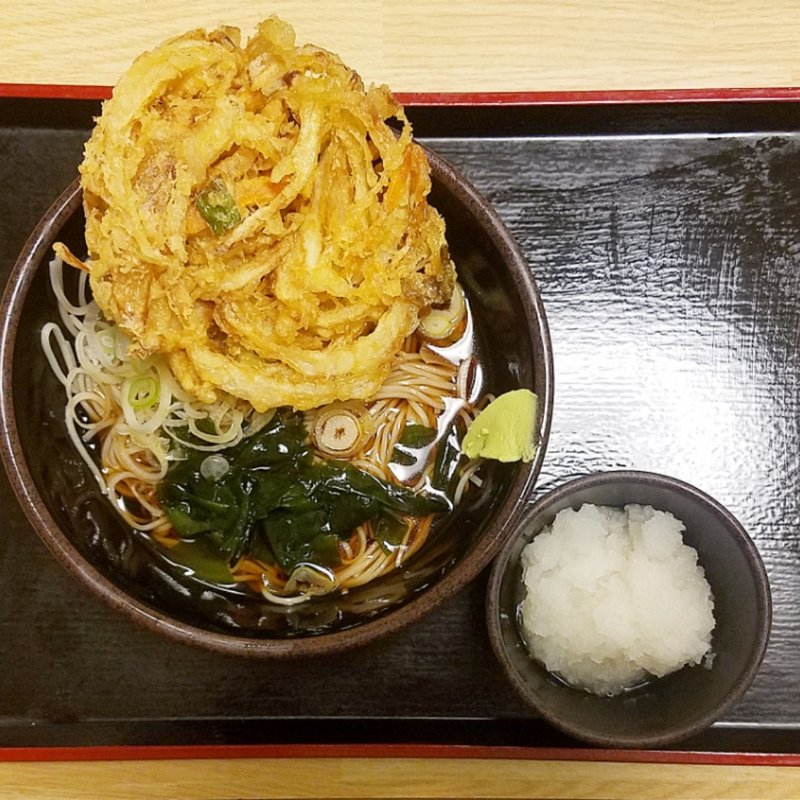 冷しかき揚げそば+おろし(ゆで太郎 六番町店 （ゆでたろう）)