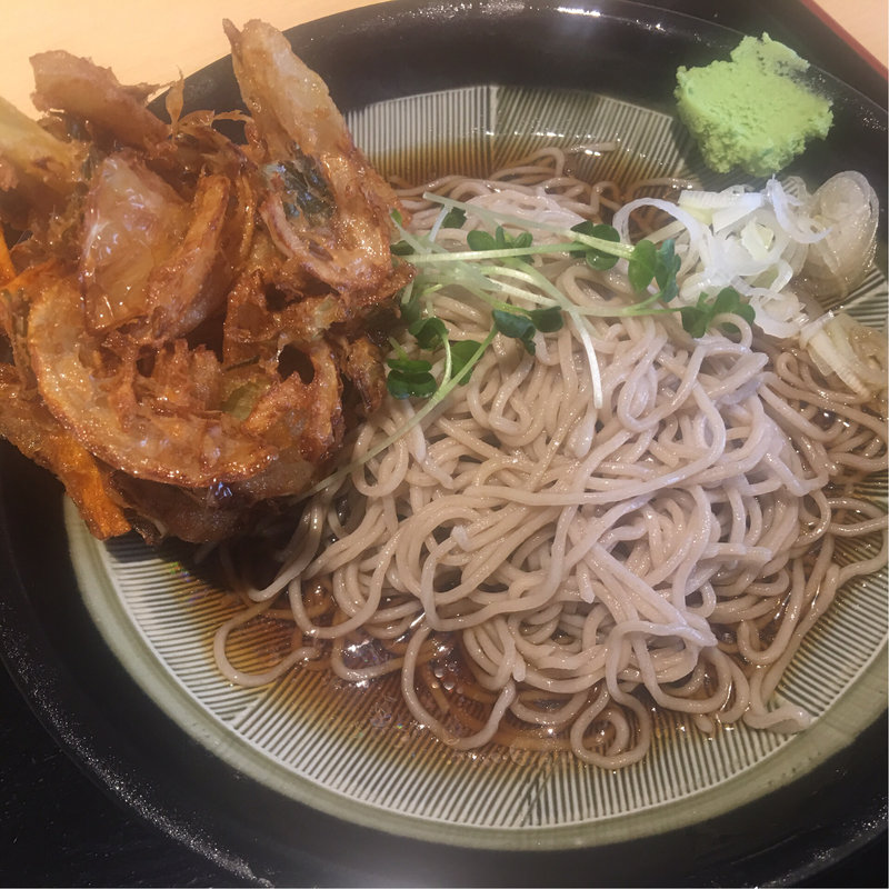 野菜かき揚げ蕎麦(蕎麦処グレゴリー)