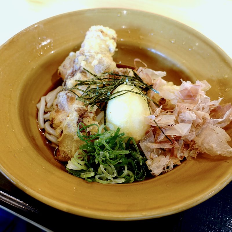 ちく玉天ぶっかけ(うどん酒場 はちまん)