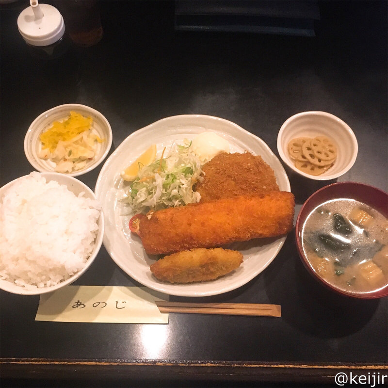 ミックスフライ定食(あのじ )
