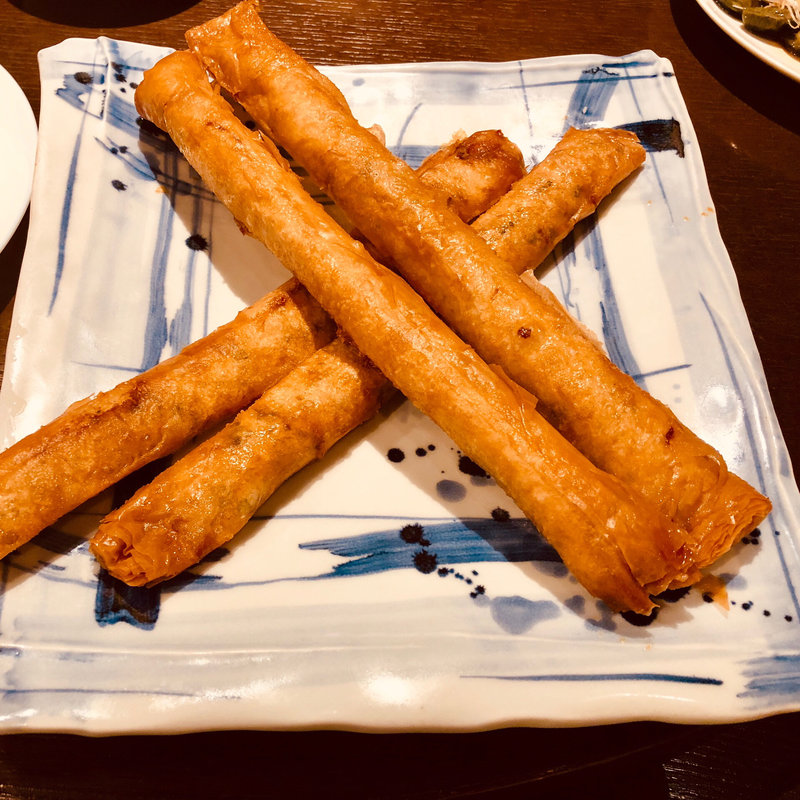 世界一長い春巻き 一本で(中國飯店 花壇)