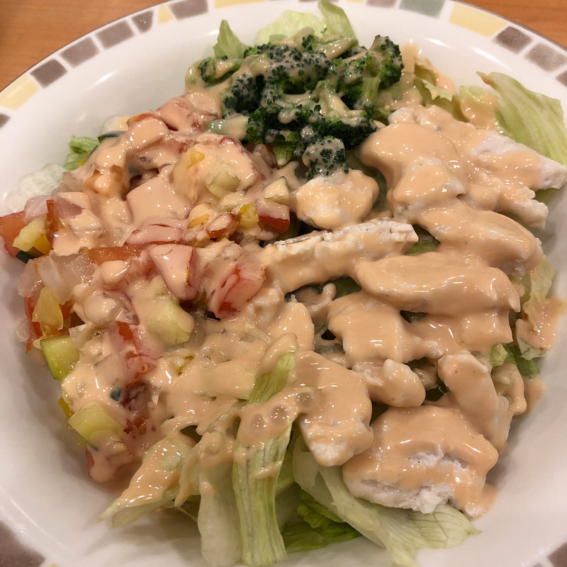 チキンとブロッコリーのサラダLサイズ(サイゼリヤ イオン米沢店 （Saizeriya）)