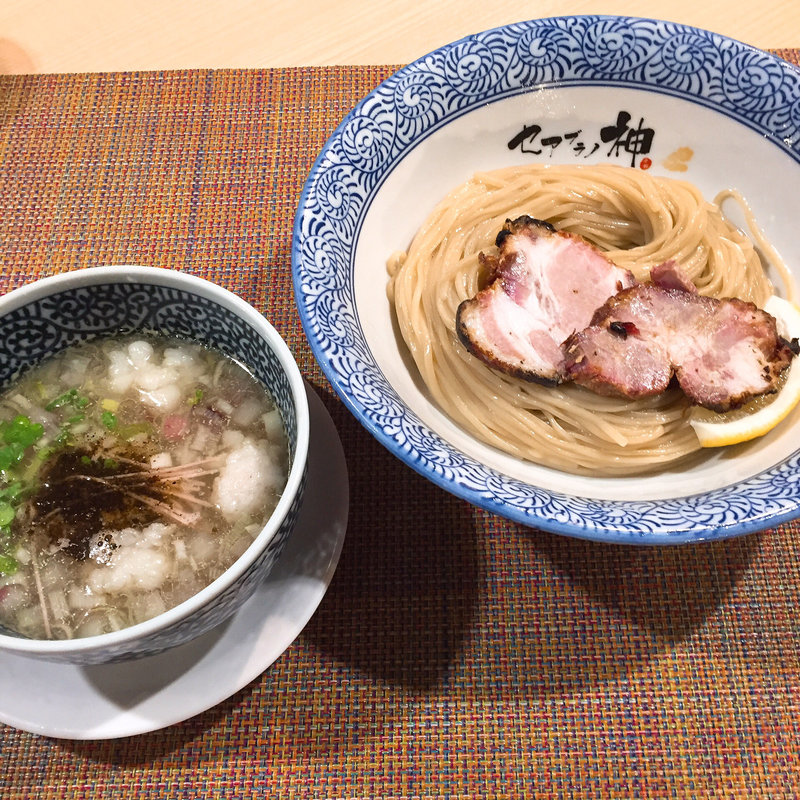 和牛ホソつけ麺(セアブラノ神 壬生本店)