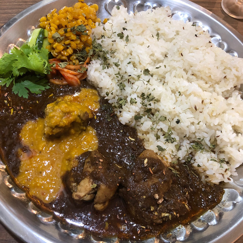 日替わり六本松カリー大盛り！(六本松 カレチネ)