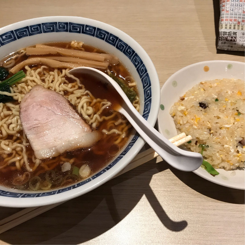 特製油ラーメンセット(珍来亭)