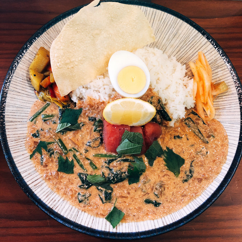 明太子とほうれん草のクリームカレー(週替わり)(FISH 新宿店（フィッシュ）)