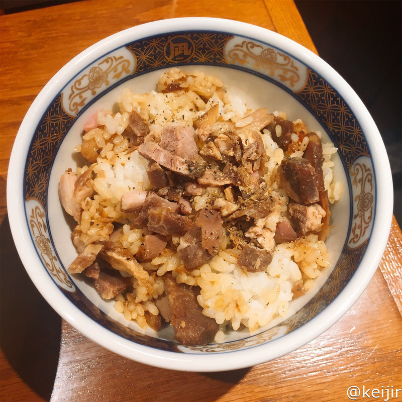 凪流 肉飯(NIBOSHI TSUKEMEN 凪 新宿ゴールデン街店新館)