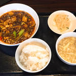 四川麻婆豆腐ランチ(チリレンゲ )