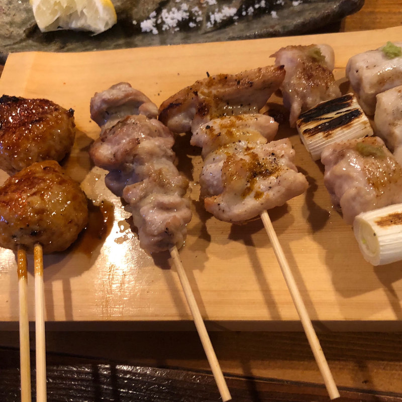 焼き鳥5種盛り(焼鳥 赫色)