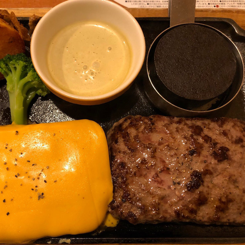 ビーフハンバーグステーキダブル(COCOS 京都八幡店 （ココス）)