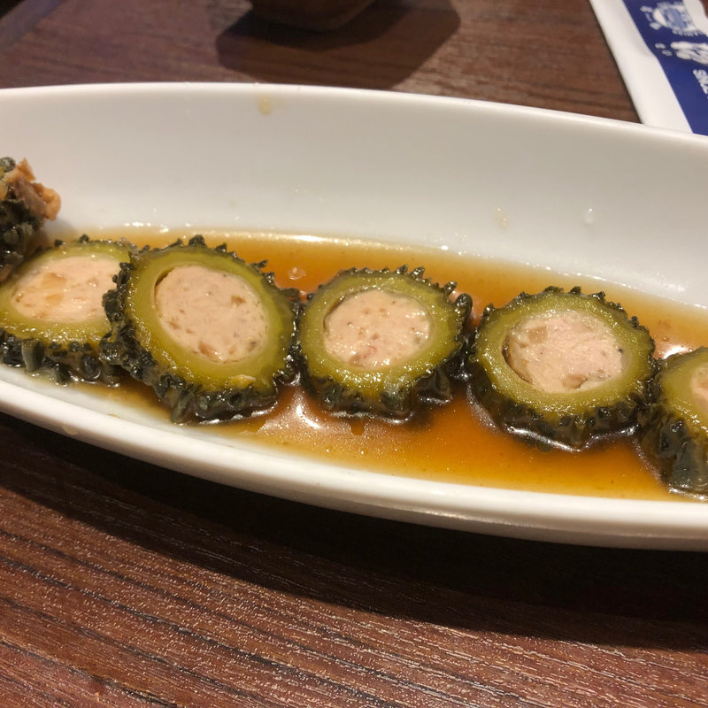 ゴーヤ肉詰め旨煮(清龍 池袋西口店)