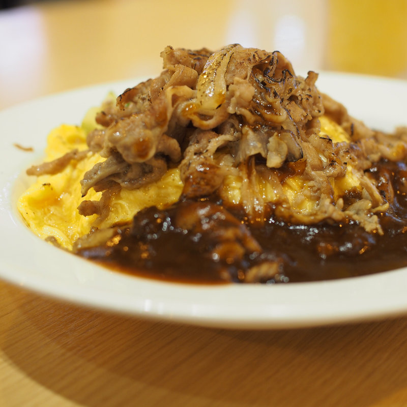 肉盛りオムライス(洋飯屋 ガブ)
