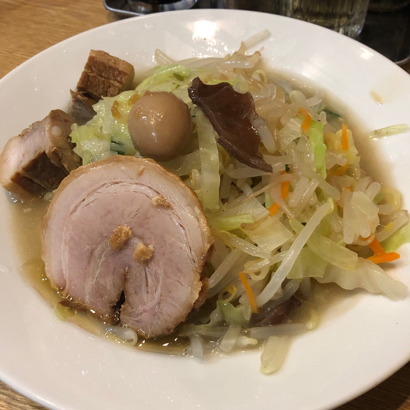 冷やし肉盛りタンメン(中華　味一 )