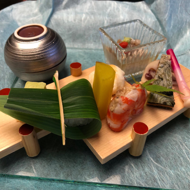 前菜 季節の盛合せ(四万温泉 積善館 （しまおんせん せきぜんかん）)