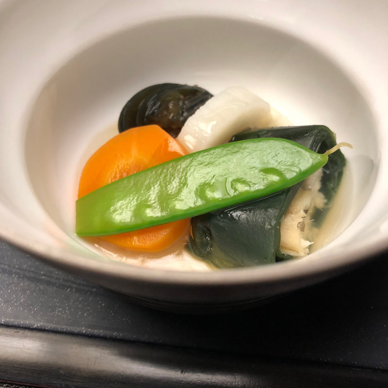 蓋物 穴子昆布巻(四万温泉 積善館 （しまおんせん せきぜんかん）)