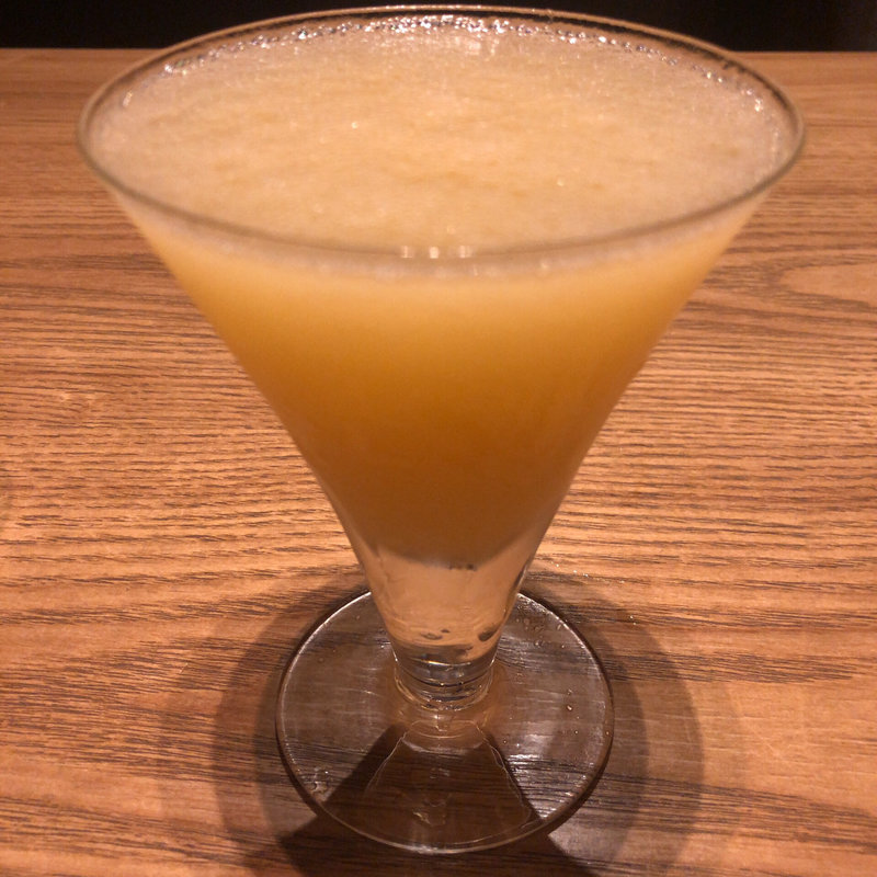 もものフローズンカクテル(九頭龍蕎麦 はなれ)