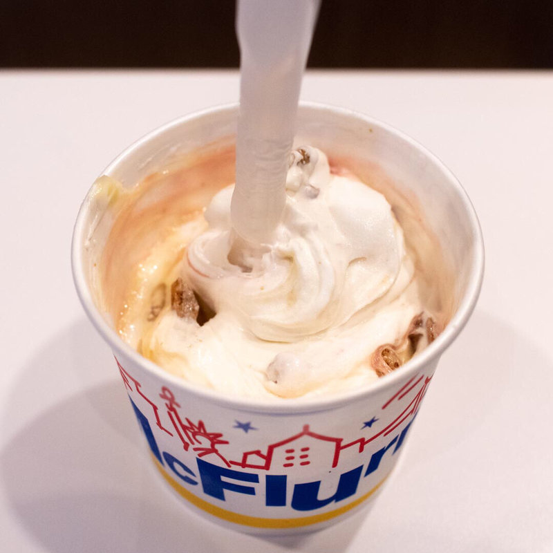 マックフルーリー ニューヨークチーズケーキ(マクドナルド 姫路花影町店)