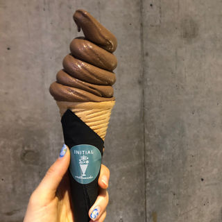 チョコレートのソフトクリーム(INITIAL 表参道 （イニシャル）)