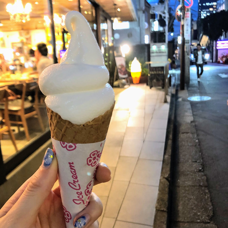 ソフトクリーム ミルク(アフタヌーンティー・ラブアンドテーブル 表参道)