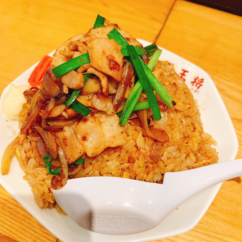 生姜焼き炒飯(大阪王将 菊陽店)