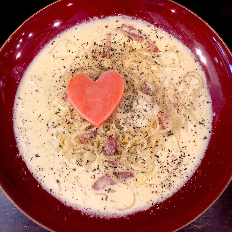 カルボナーラ 明太子添え(Kabuto Nagoya)