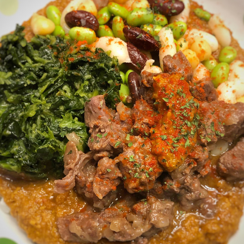 鹿、豆、草カレー(火星カレー)