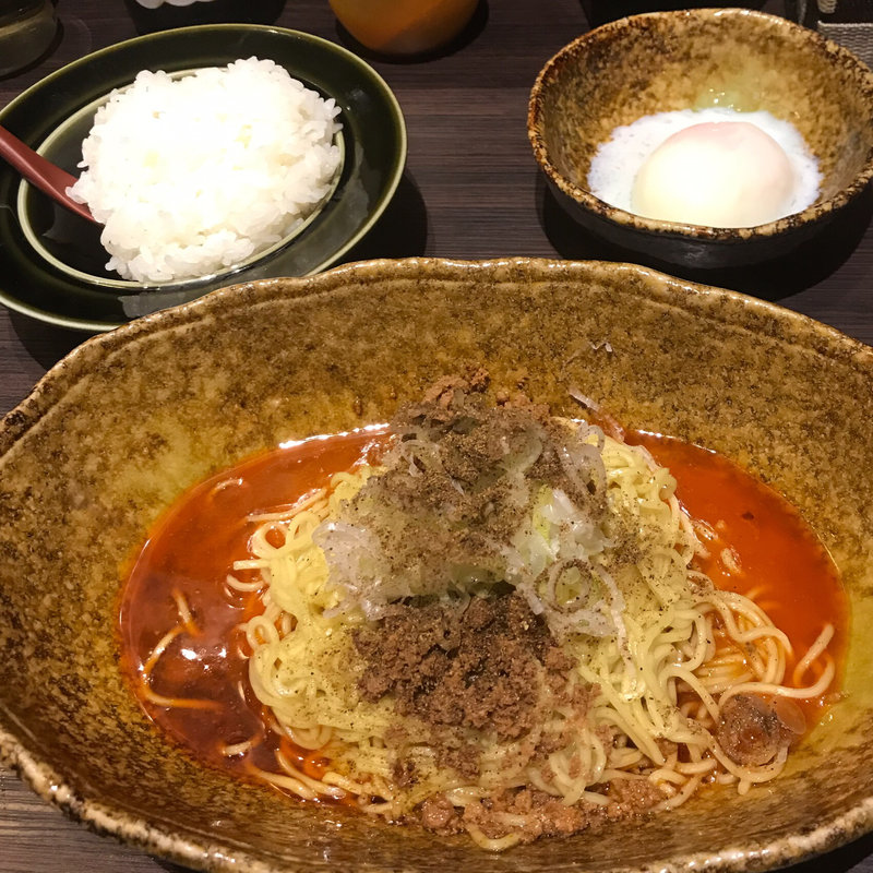 汁なし坦々麺 辛さ3倍(中華そば くにまつ)
