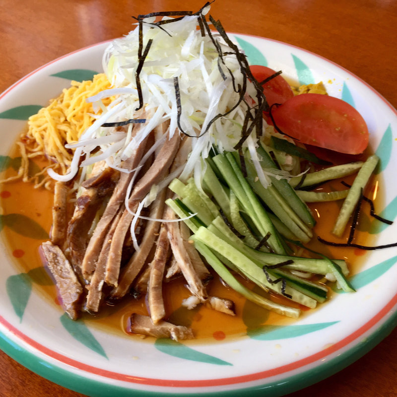 冷やし中華(カフェ ド クリエ 大黒パーキングエリア )