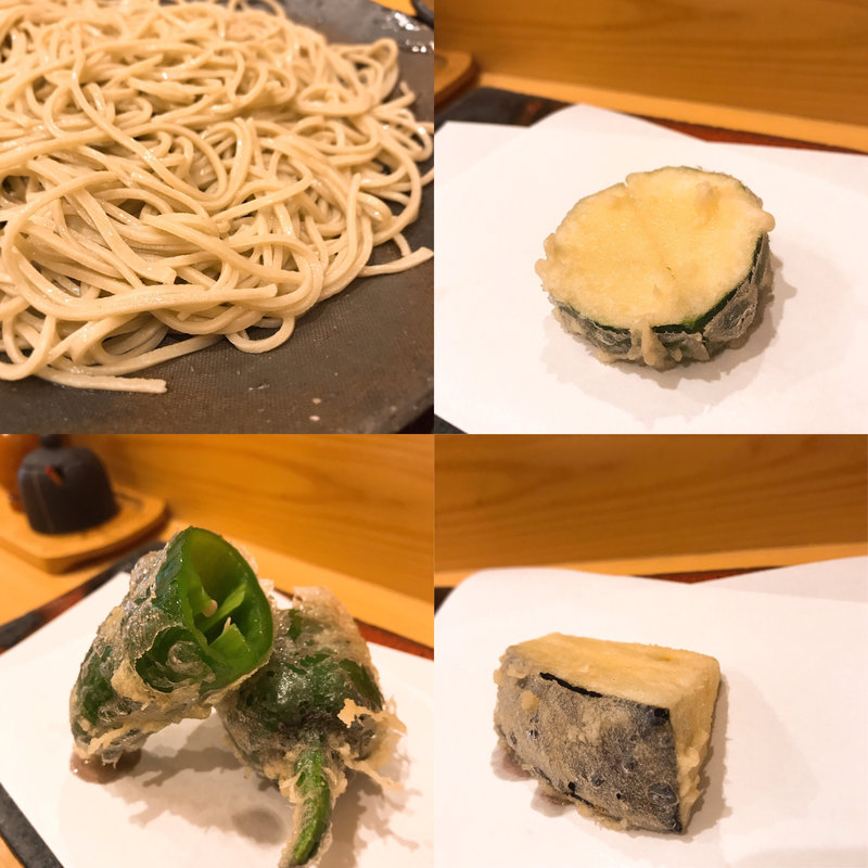 旬野菜の天せいろ(手打蕎麦 松竹庵 ます川)