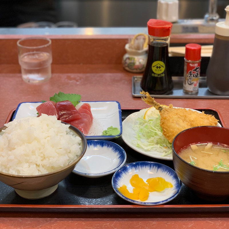 生アジフライ(大田市場三洋食堂)