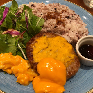 ハンバーグステーキ チーズ&チーズ(ザ ミートアンドラボ)