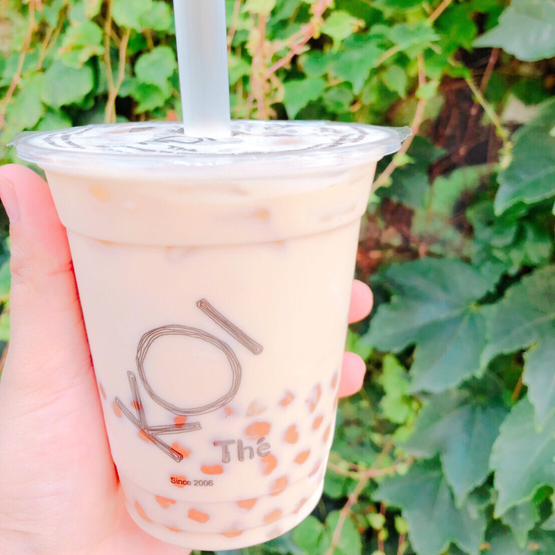 アイスミルクティー タピオカトッピング(KOI Thé)