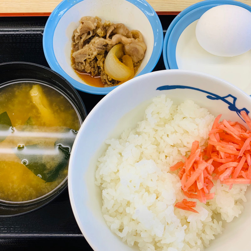 朝定食(松屋 千駄木店 )