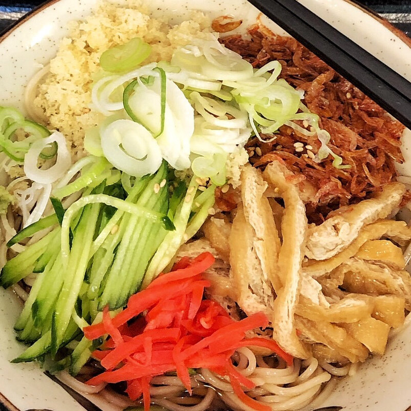 冷しむじなそば(そばよし 神谷町店 )