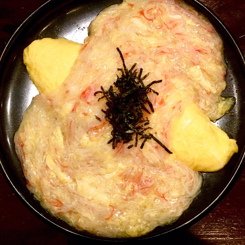 カニ玉あんかけオムレツ(酒場おっとん)
