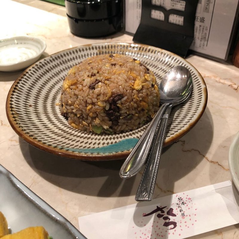 馬肉チャーハン(馬肉料理専門さくら)