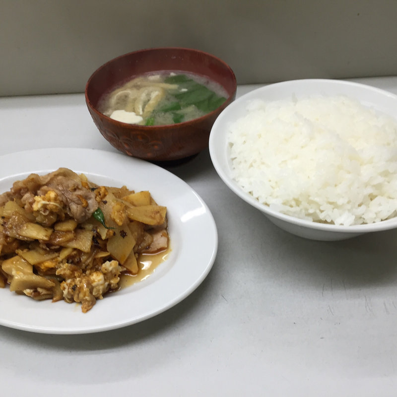 豚玉定食(朝陽)