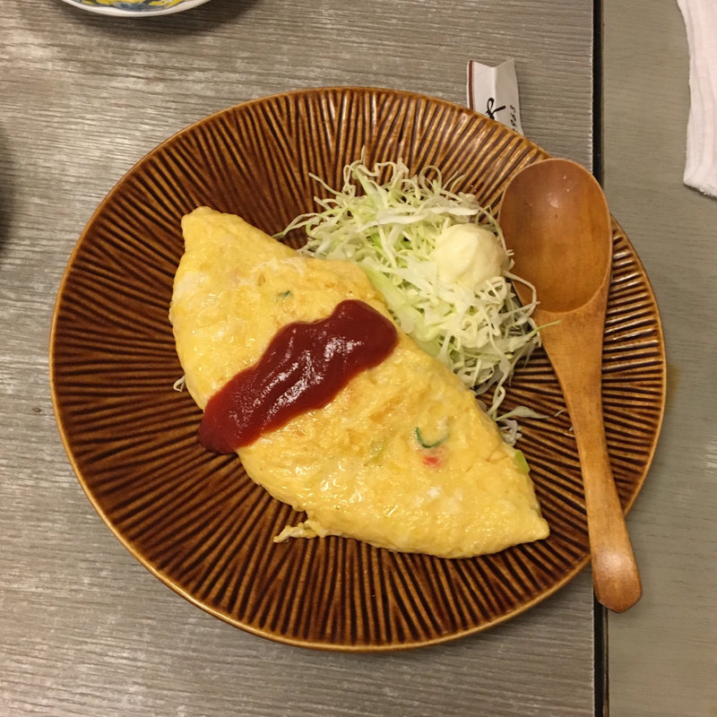 オムレツ(酒処かみや)
