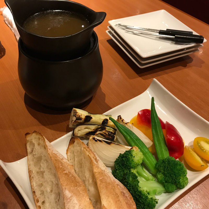 バーニャカウダ(野菜ダイニング　菜宴 （saien）)