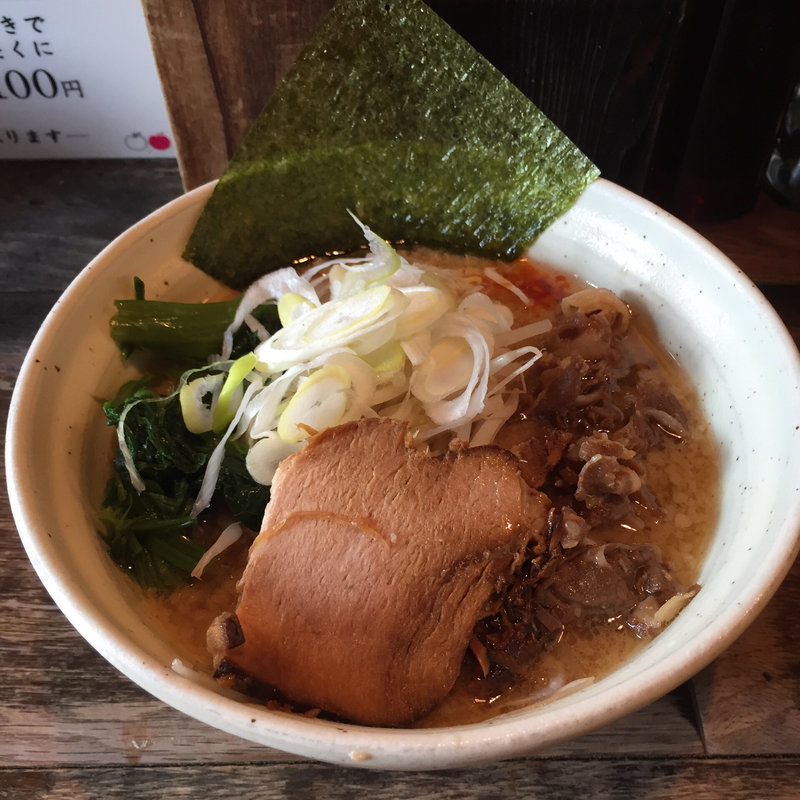 味噌らーめん（地鶏の味玉付き）(みそや林檎堂/アップルベーシック （みそや林檎堂/APPLE　BASIC）)