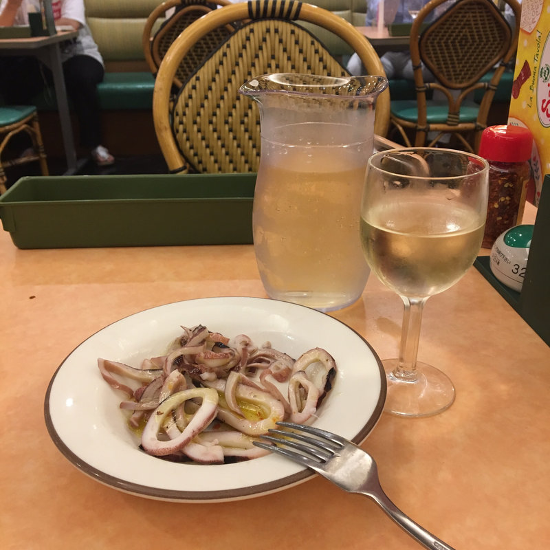 真イカのパプリカソース(サイゼリヤ)