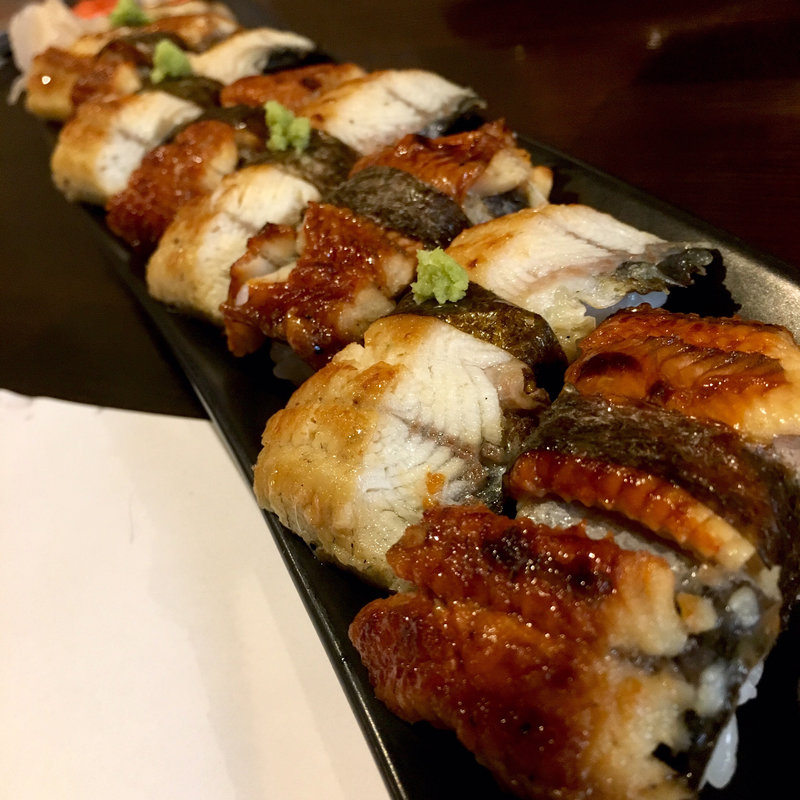 鰻握り盛り(旬味旬菜 大和)