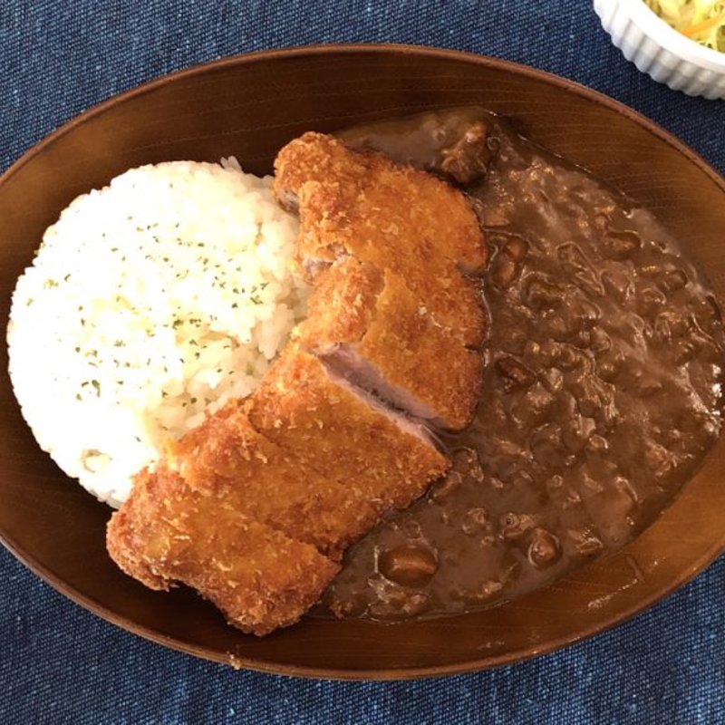 Wizオリジナルカレー(豚カツ付き)(CAFE Wiz)