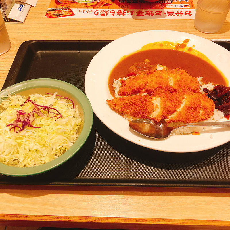 ささみかつカレー(とんかつ 松のや 東新宿店)
