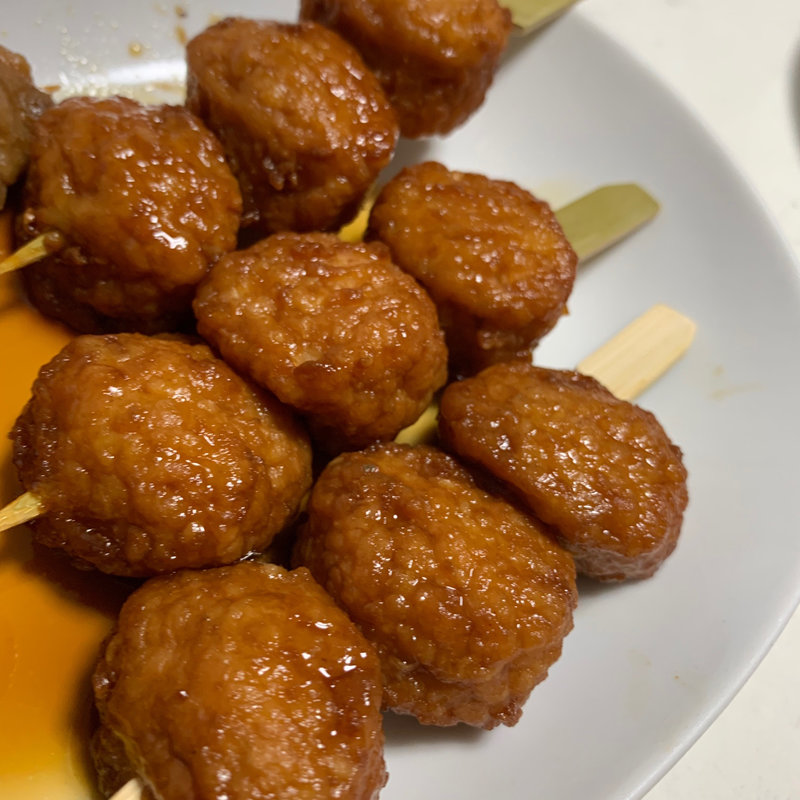 鳥つくね焼き(竹松鶏肉店)