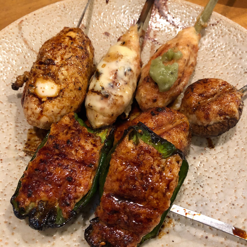 つくね盛り合わせ(福住 （ふくずみ）)