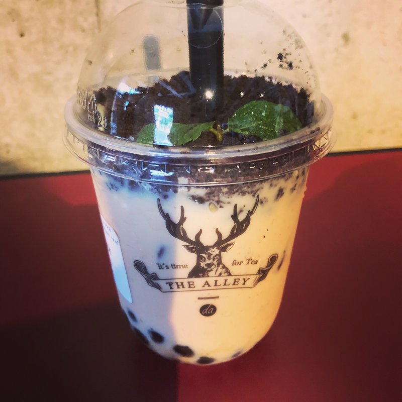 盆栽タピオカミルクティ(ジ・アレイ ルージャオシャン サナギ 新宿テイクアウトブース)